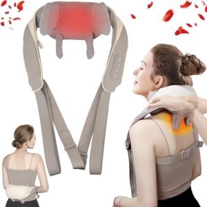 Neck Massager with Shiatsu Deep Tissue Technology and Infrared Heat